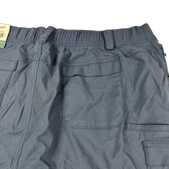 Duluth Trading Co. Womens 25W Dry on the Fly Shorts 10 inch Cargo Blue Outdoor