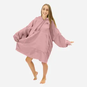 Dusty Pink Hoogy - Oversized Blanket Hoodie