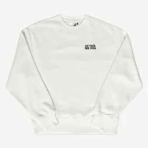 Eat Pasta Sweater Off White