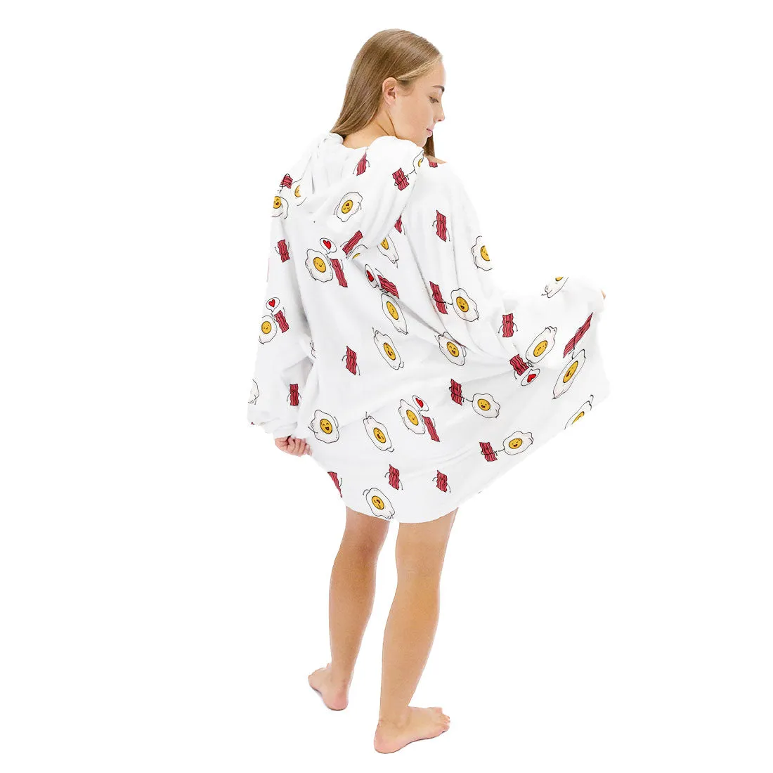 Egg and Bacon Hoogy - Oversized Blanket Hoodie