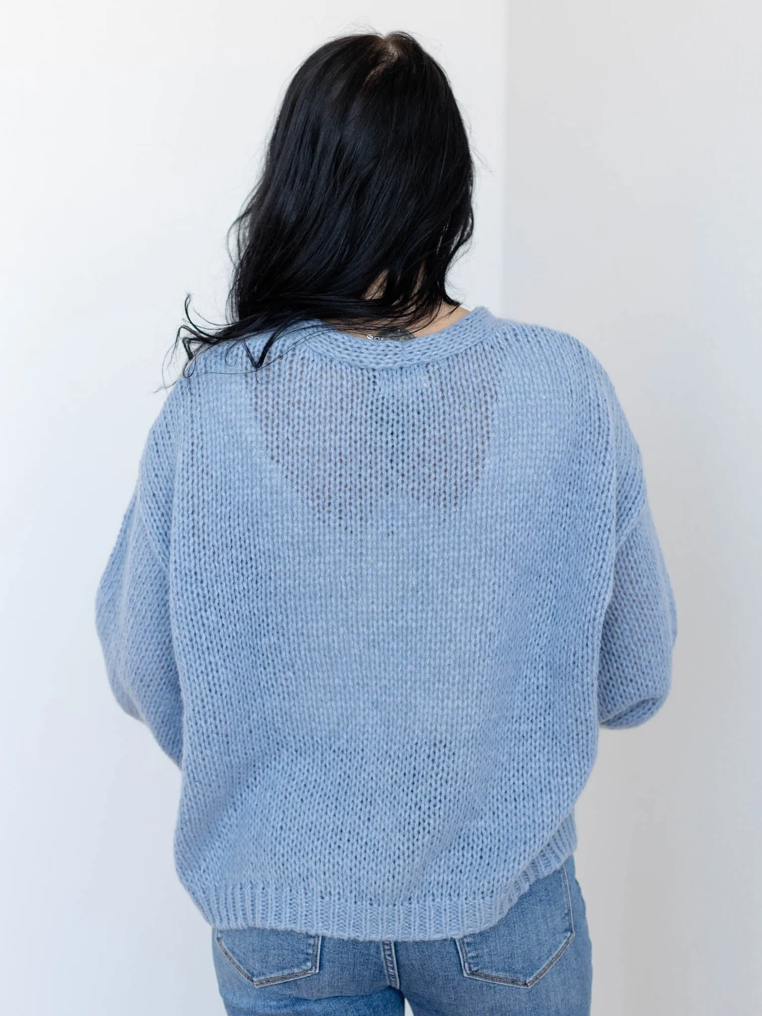 Elan Sleeve Detail Slouchy Cardigan