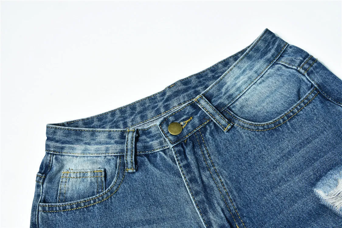 Elegance Ripped Jeans for Women of Character