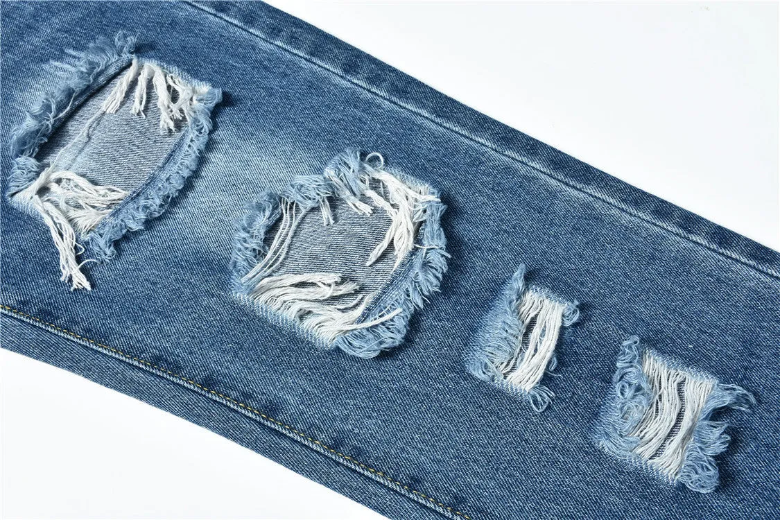Elegance Ripped Jeans for Women of Character