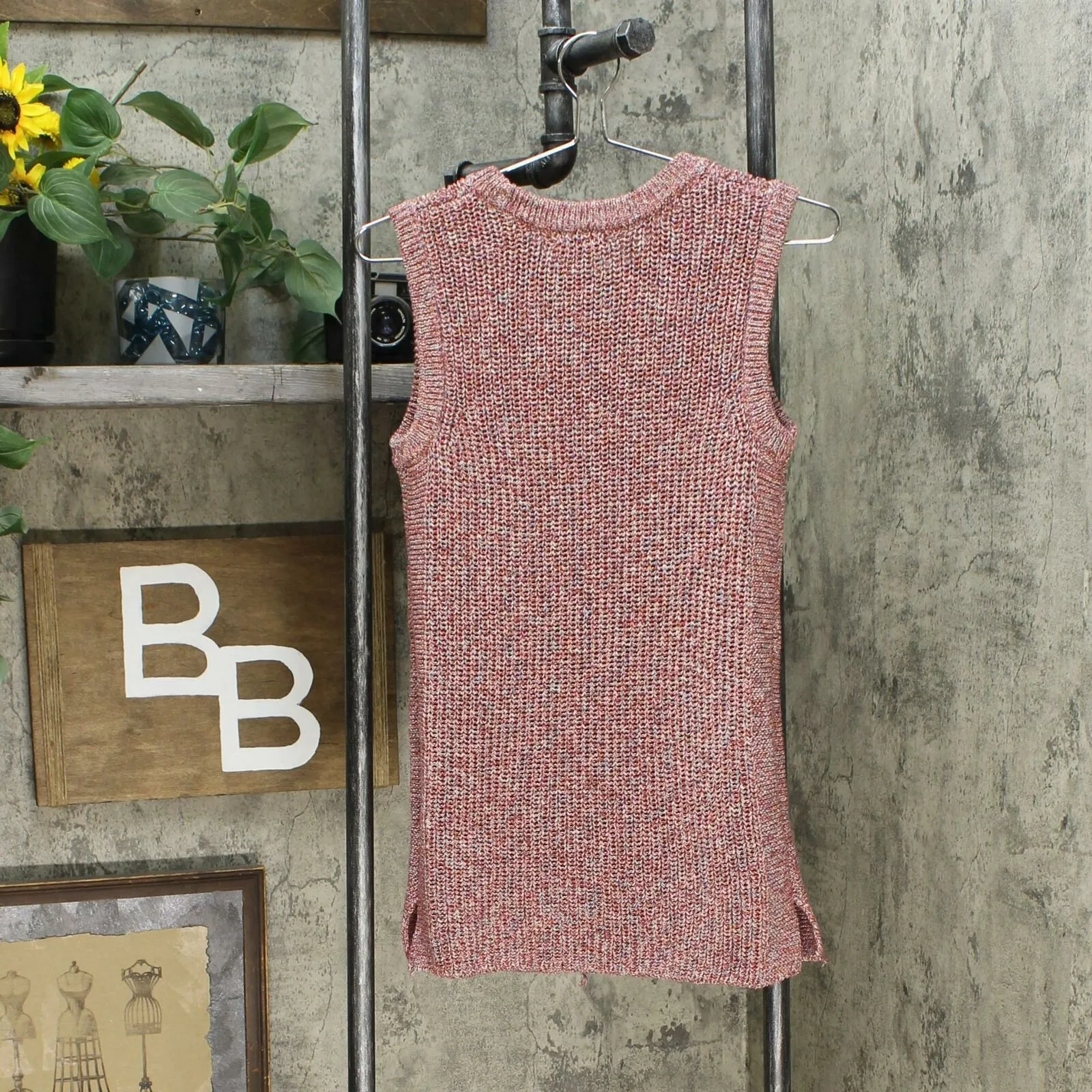 Ella Moss Women's Sleeveless Crewneck Sweater