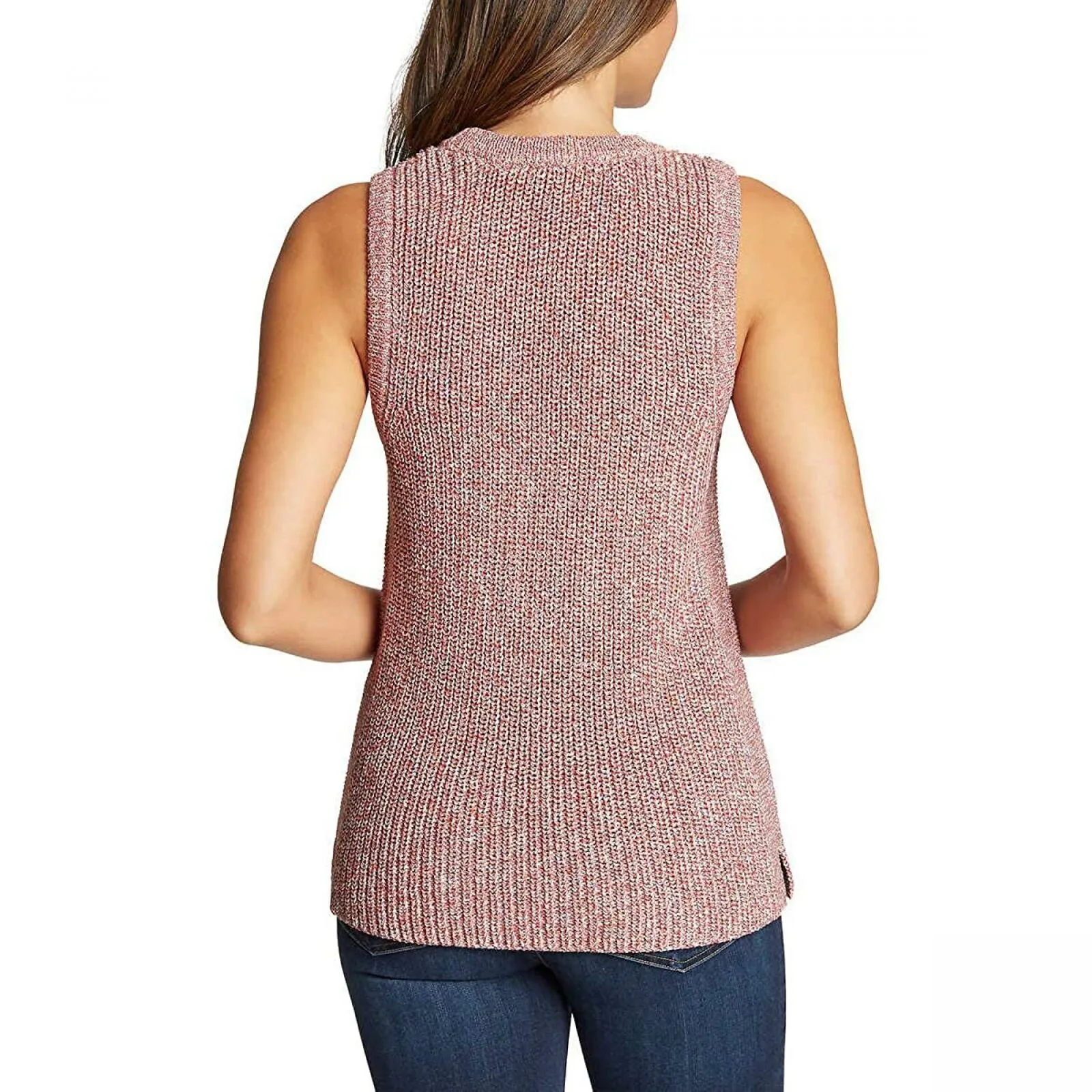 Ella Moss Women's Sleeveless Crewneck Sweater