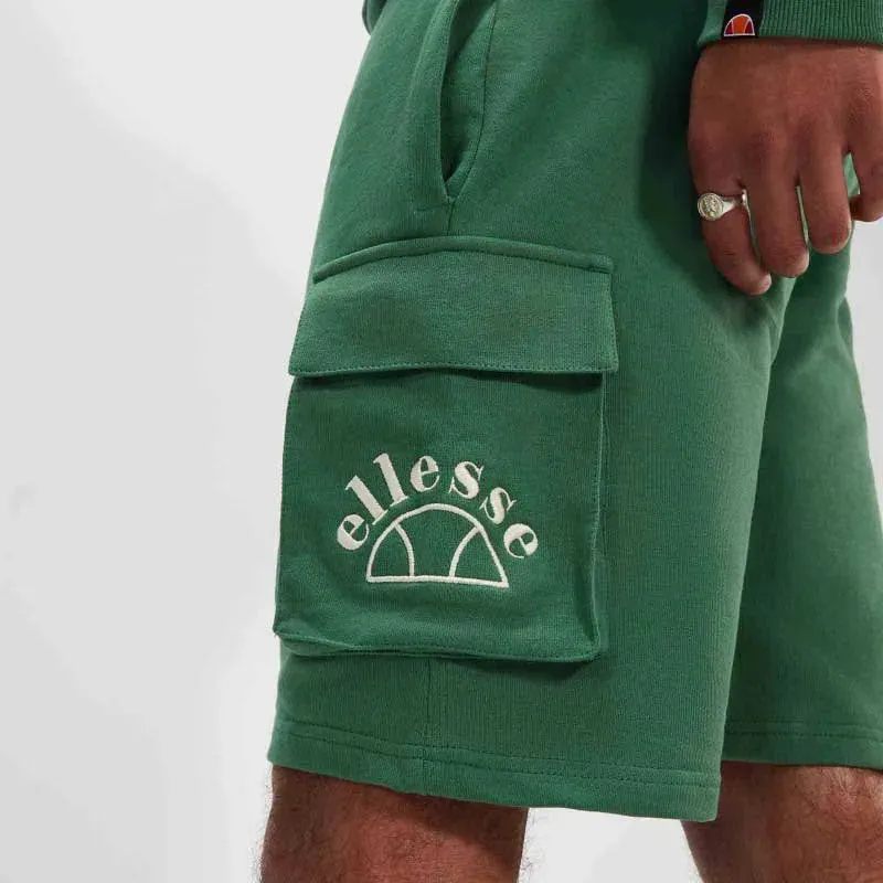 Ellesse Morandi Cargo Jogger Sweat Short In Green