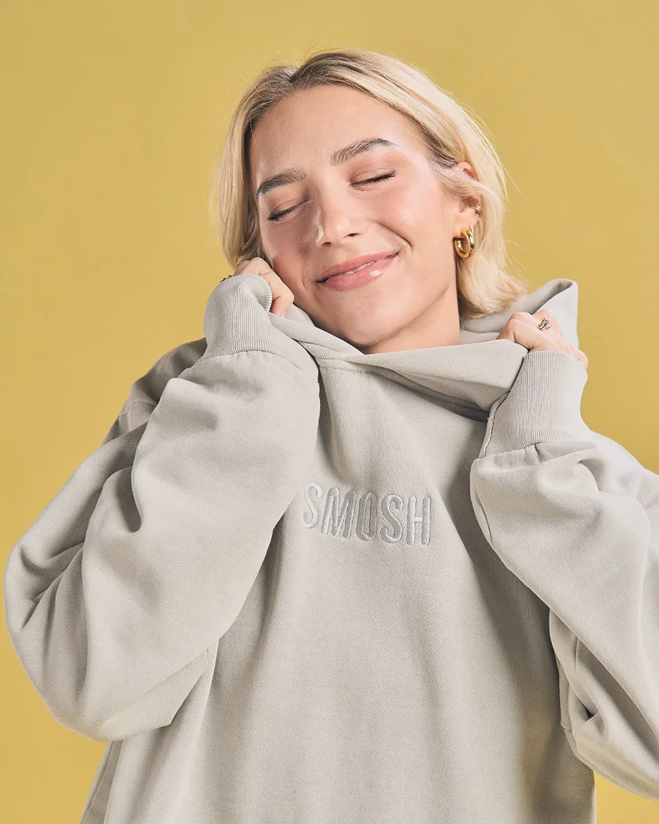 Essentials Embroidered Hoodie - Grey