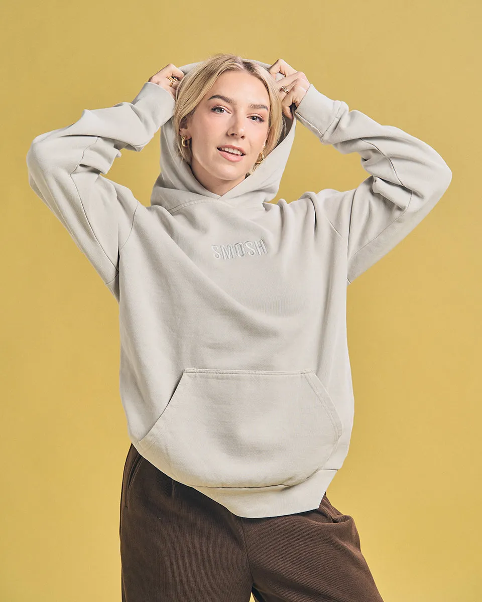 Essentials Embroidered Hoodie - Grey