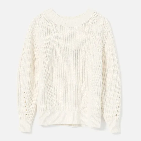 Everlane the texture cotton crew sweater