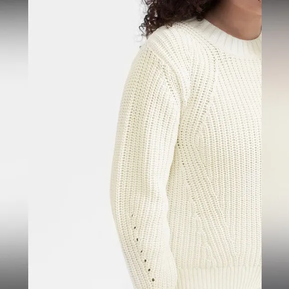 Everlane the texture cotton crew sweater