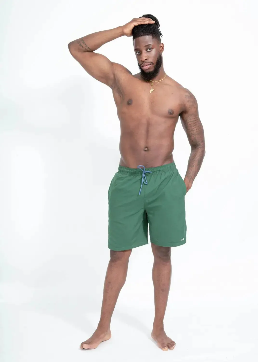 Faro Boardshorts - Green Moss