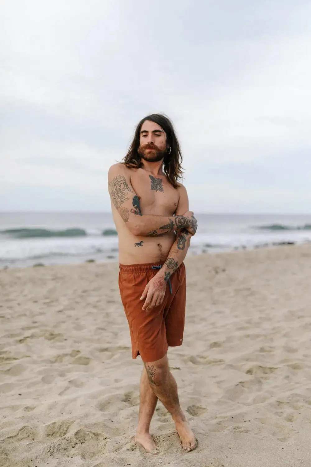 Faro Boardshorts - Mountain Brown