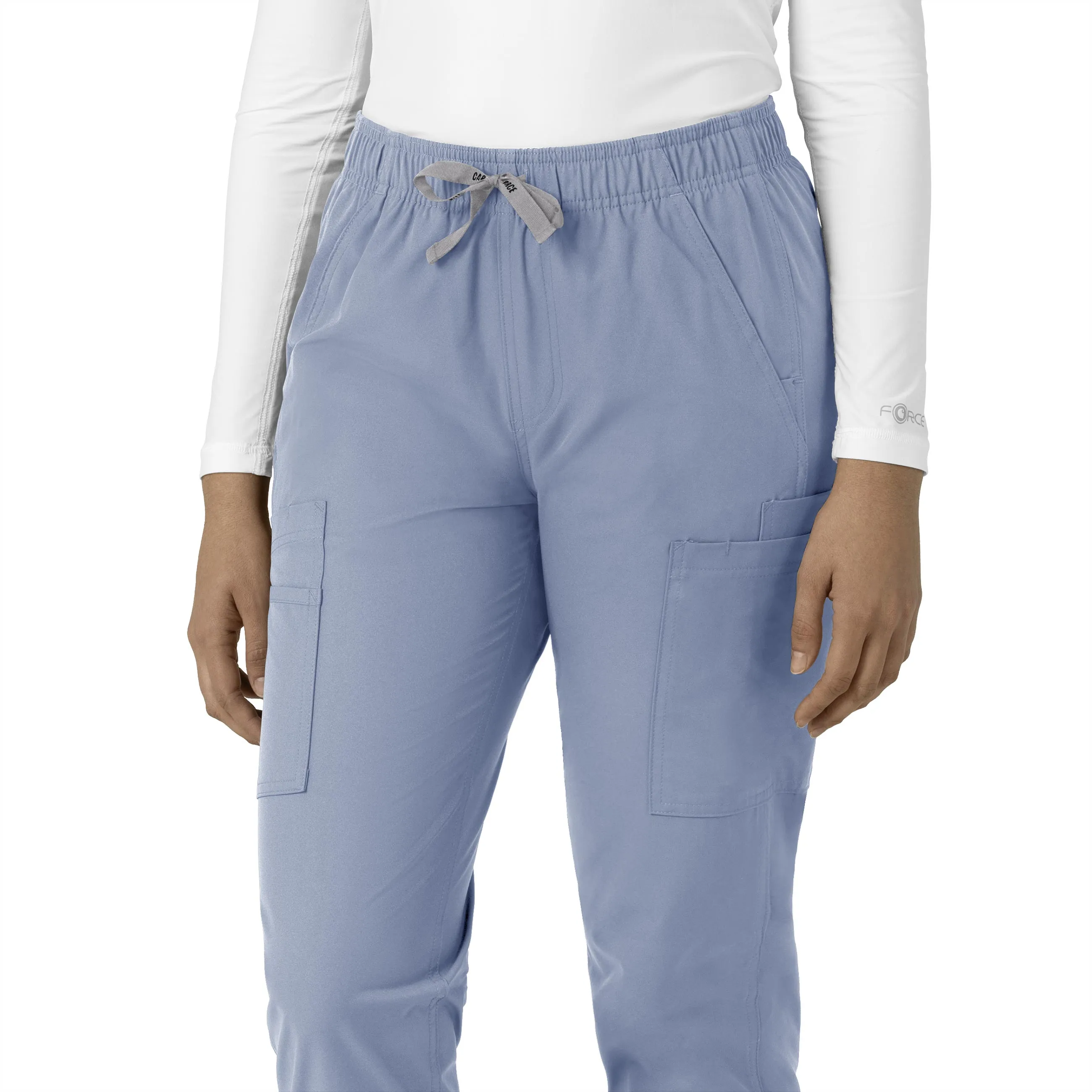Force Essentials C51213 Straight Leg Scrub Pants Ceil Blue