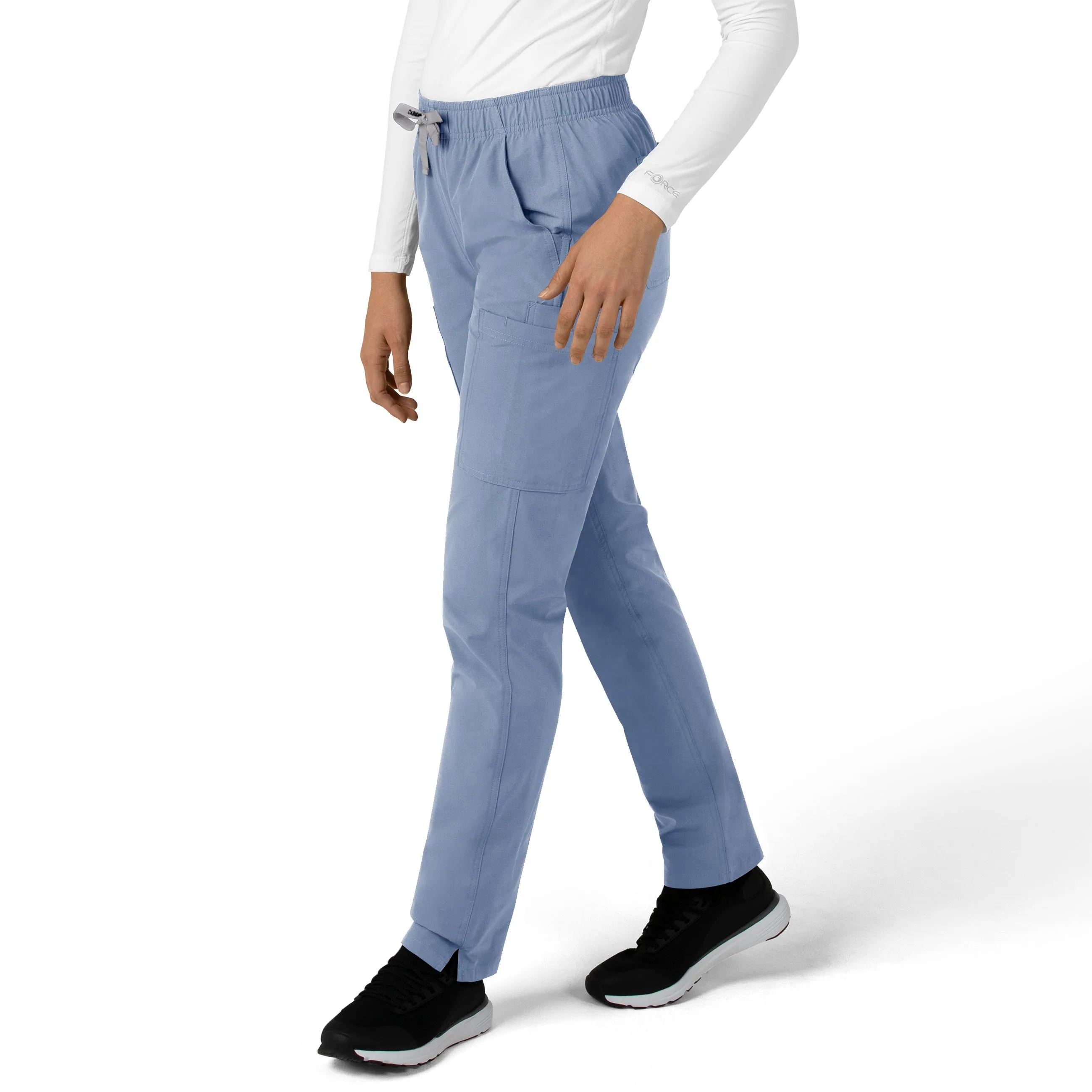 Force Essentials C51213 Straight Leg Scrub Pants Ceil Blue