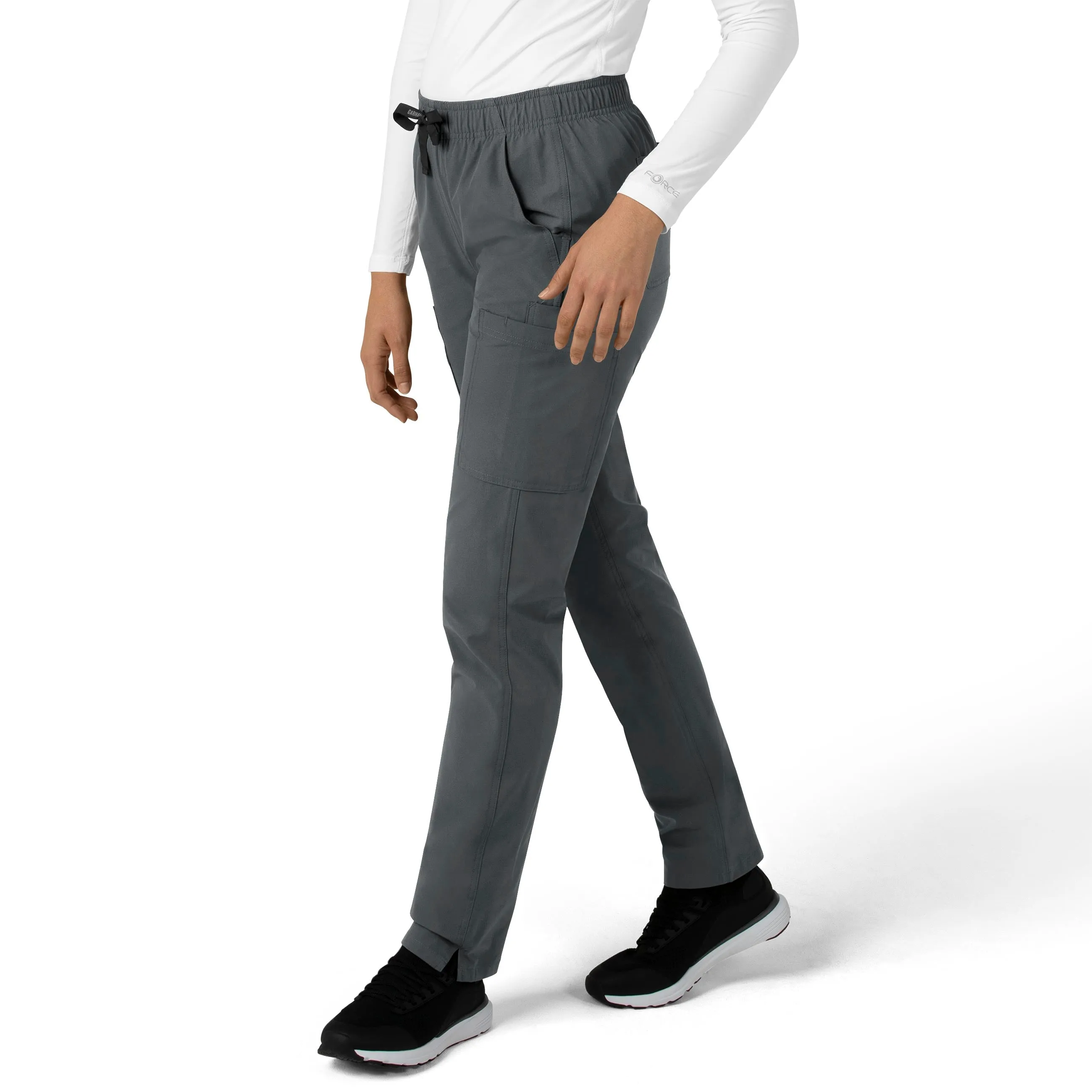 Force Essentials C51213 Straight Leg Scrub Pants Pewter