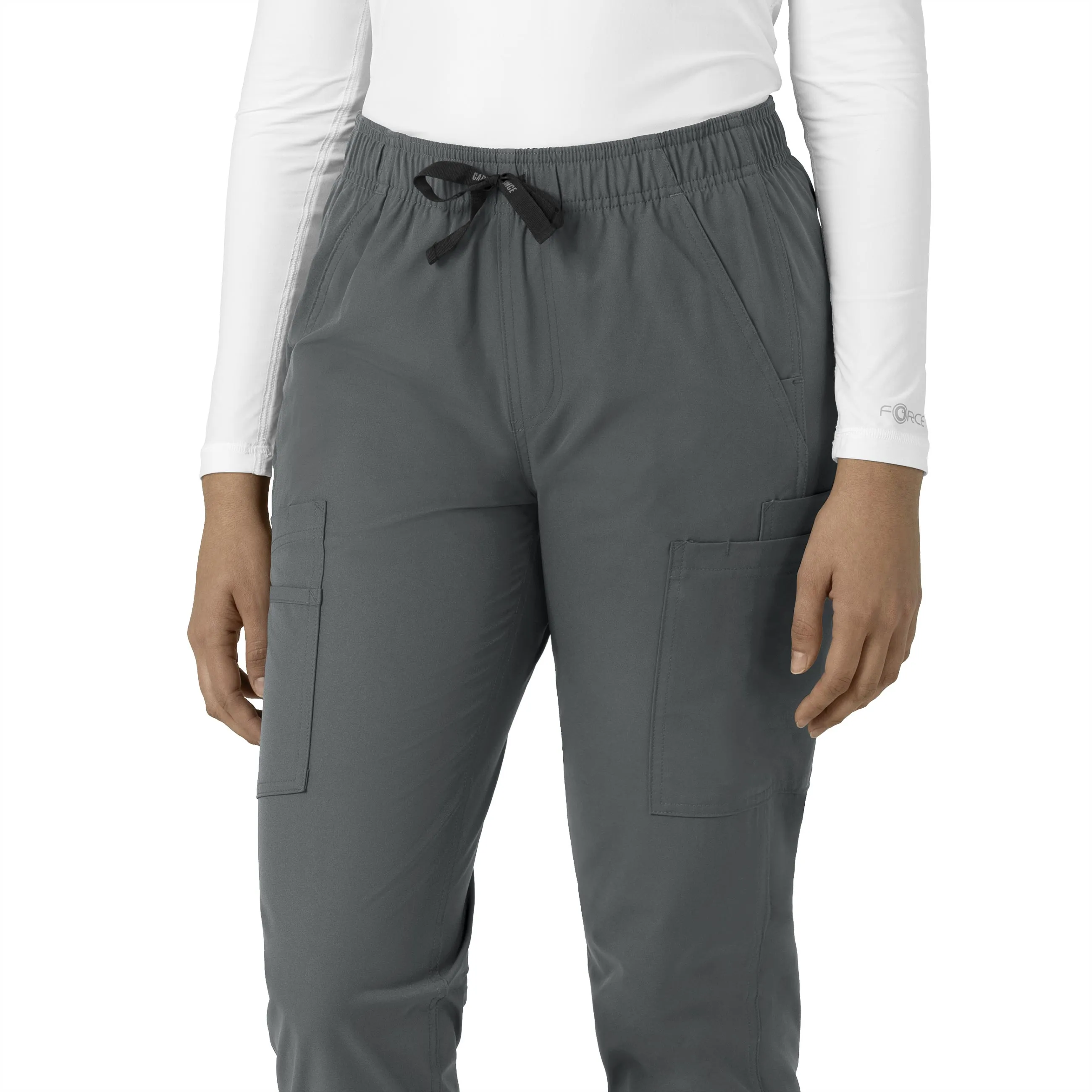 Force Essentials C51213 Straight Leg Scrub Pants Pewter