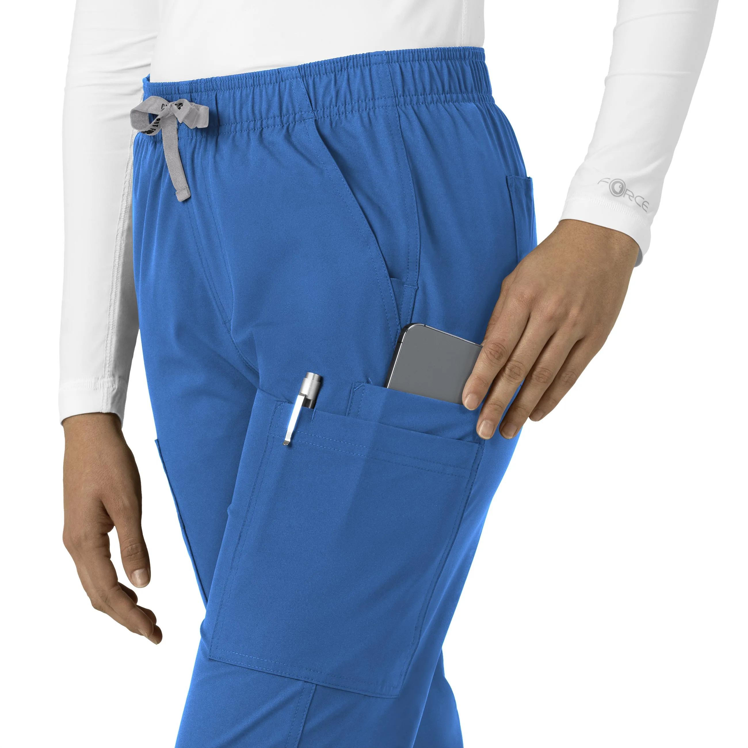 Force Essentials C51213 Straight Leg Scrub Pants Royal