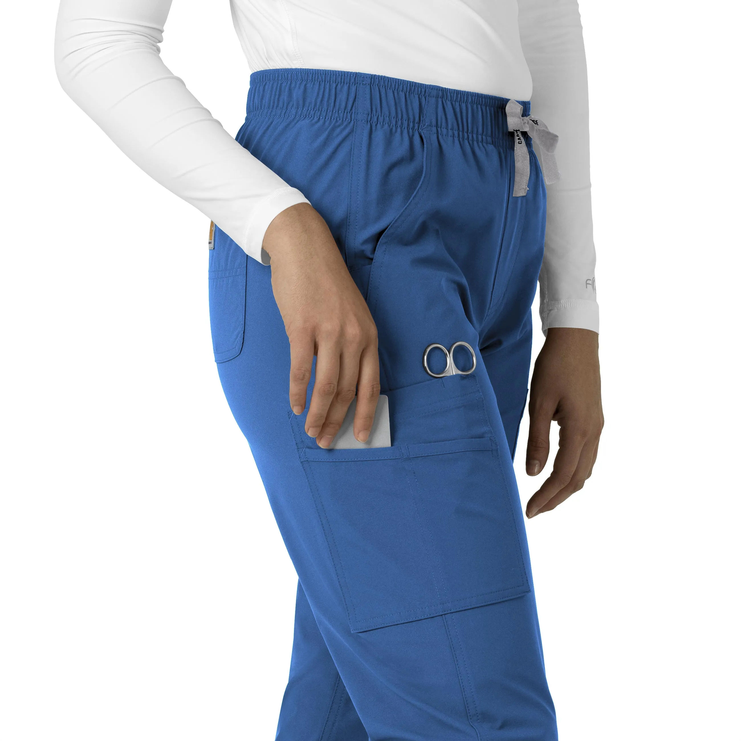 Force Essentials C51213 Straight Leg Scrub Pants Royal