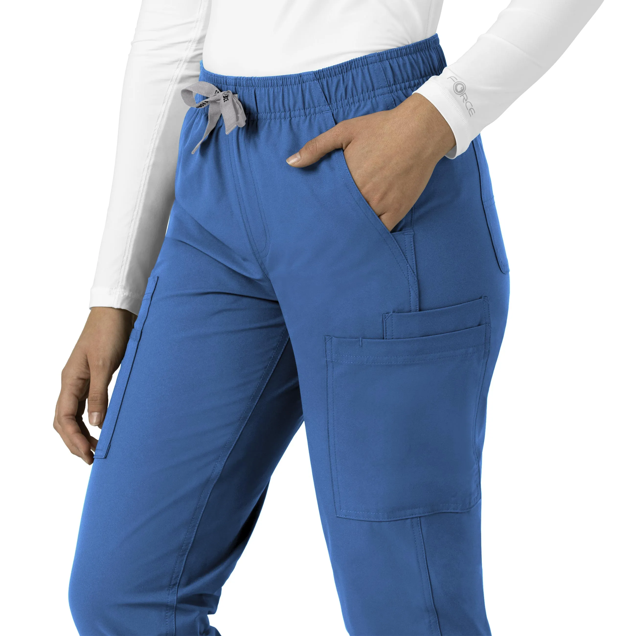 Force Essentials C51213 Straight Leg Scrub Pants Royal
