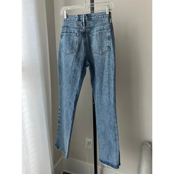 Frame Le Drew Bootcut Jeans in Cascade Blue