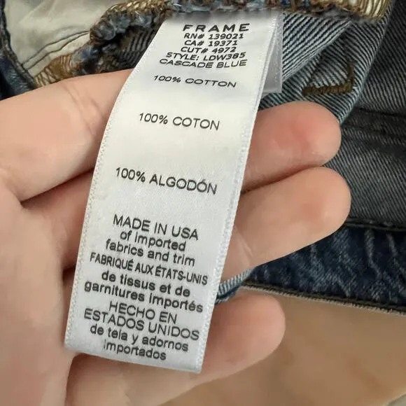 Frame Le Drew Bootcut Jeans in Cascade Blue