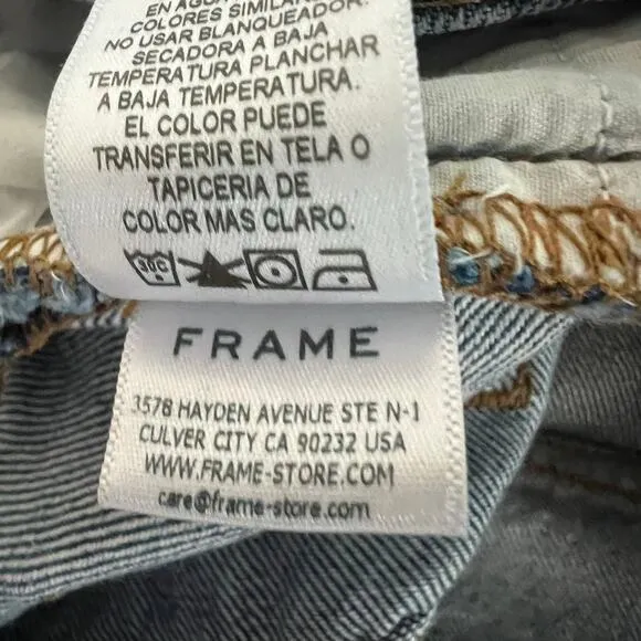 Frame Le Drew Bootcut Jeans in Cascade Blue
