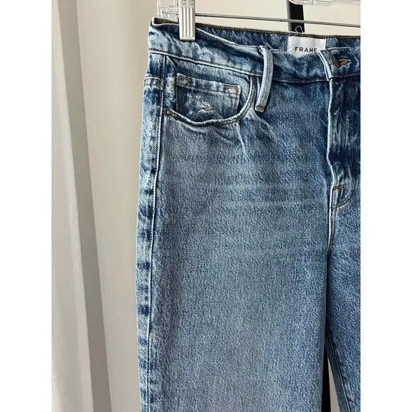 Frame Le Drew Bootcut Jeans in Cascade Blue