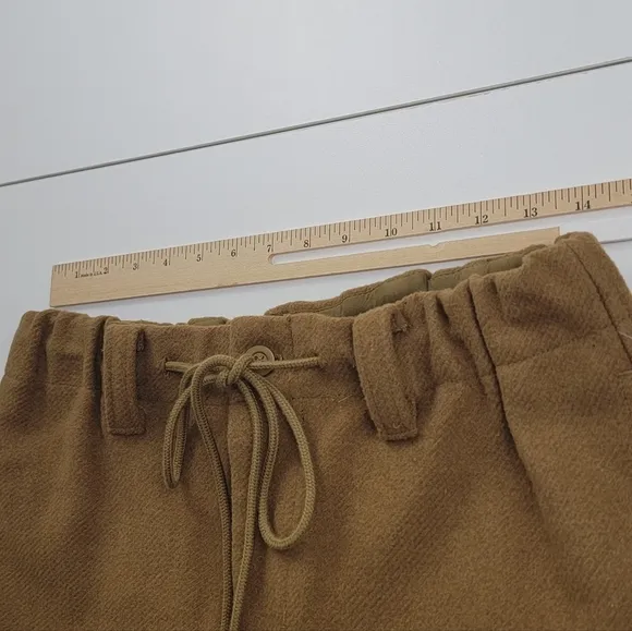 Free People Charli Wool Longline  Academia Inspired Cargo Shorts Women Sz Small