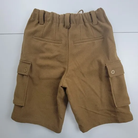 Free People Charli Wool Longline  Academia Inspired Cargo Shorts Women Sz Small