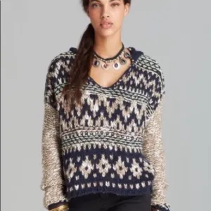 Free People fair isle sweater