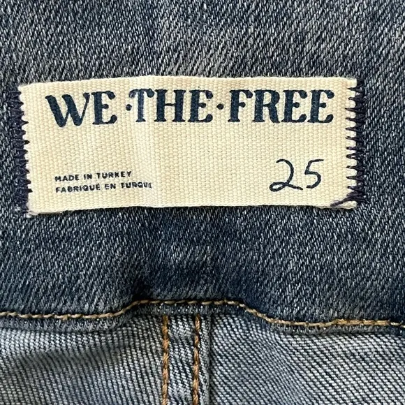 Free People We The Free Jayde Flare Jeans  Womens size 25 Retro 70’s Hippie Boho