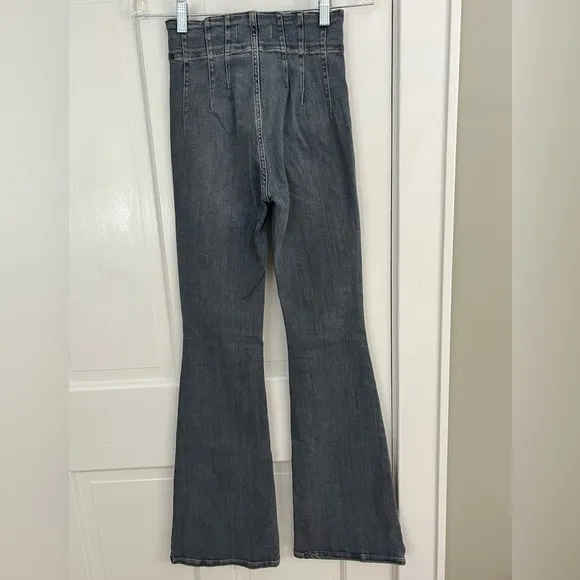 Free People We The Free Jayde Flare Jeans  Womens size 25 Retro 70’s Hippie Boho