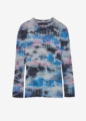 FUKASE PAINT SWEATER IN BLUESCLUES