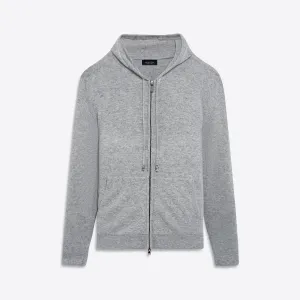 Full Zip Sweater With Hood
