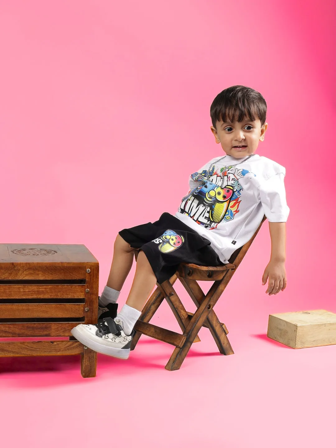 GAME TIME SHORTS FOR BOYS & GIRLS (BLACK)