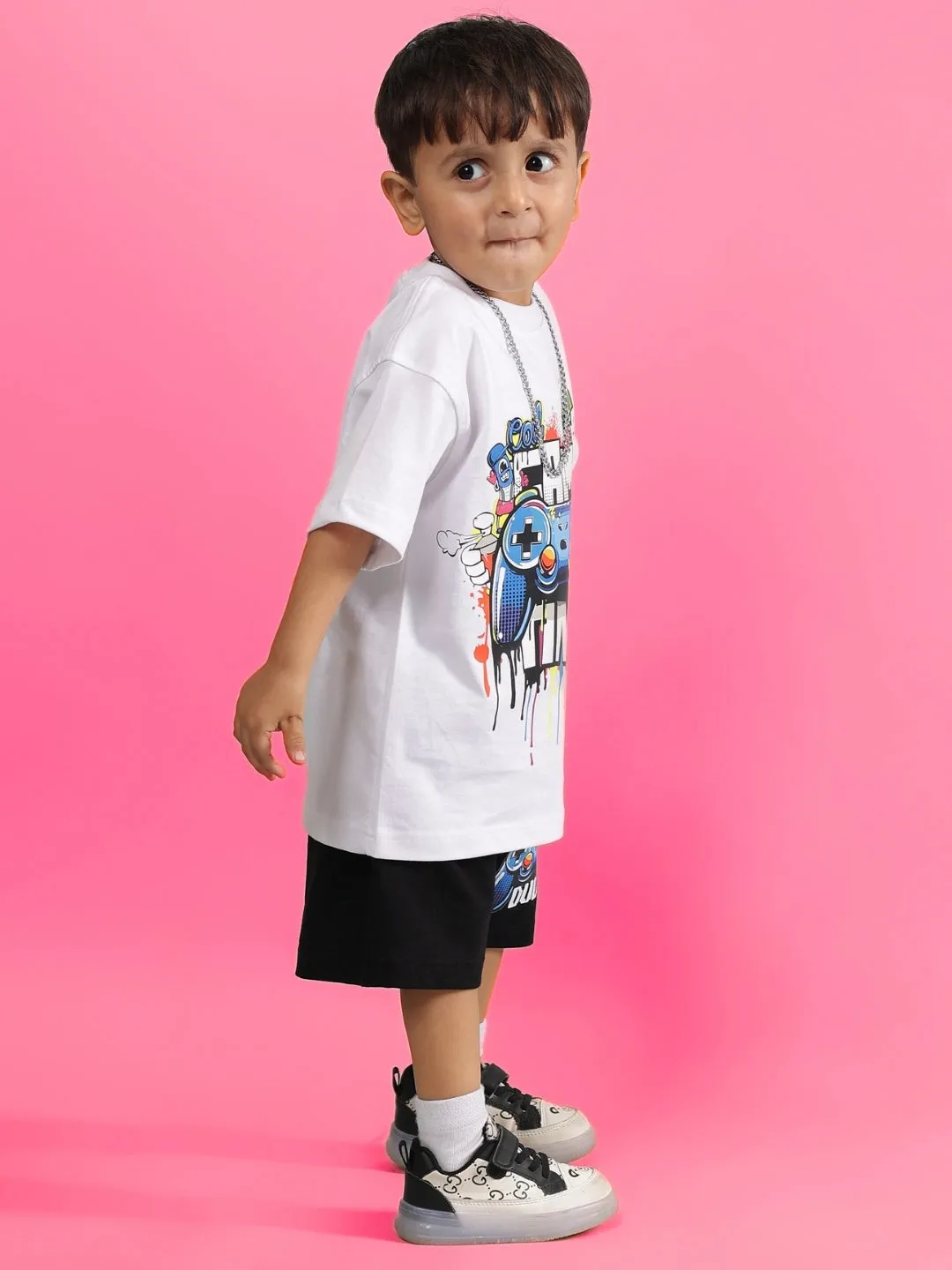 GAME TIME SHORTS FOR BOYS & GIRLS (BLACK)