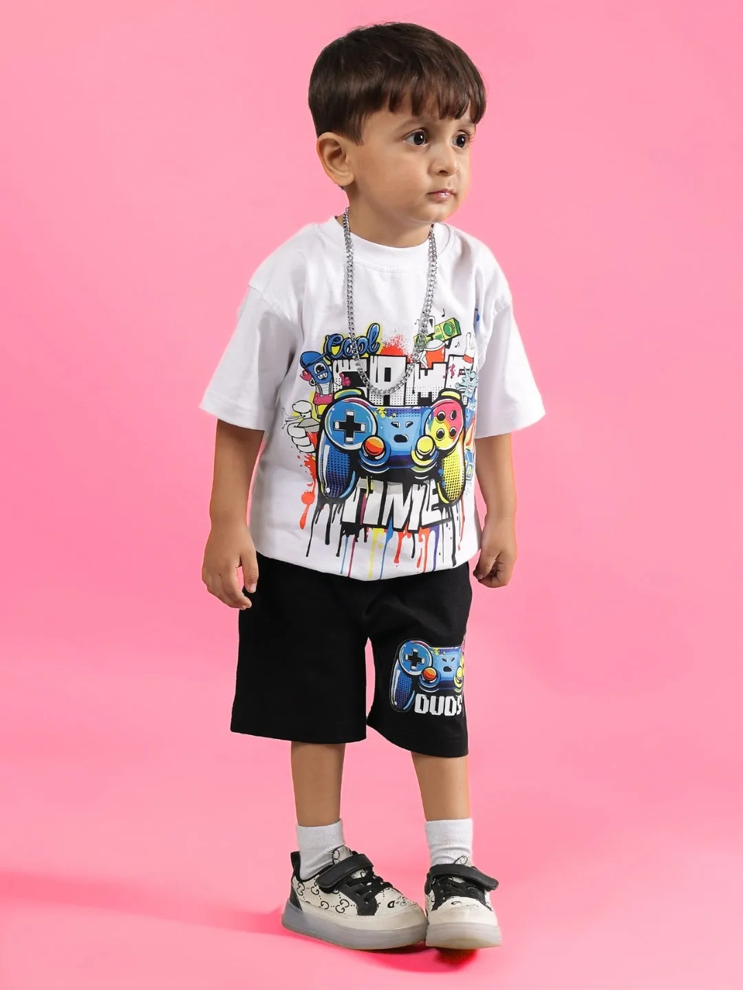 GAME TIME SHORTS FOR BOYS & GIRLS (BLACK)