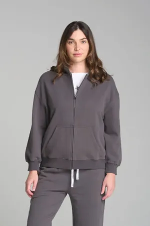 Goondiwindi Cotton Oversized Fleece Full Zip Hood C1710
