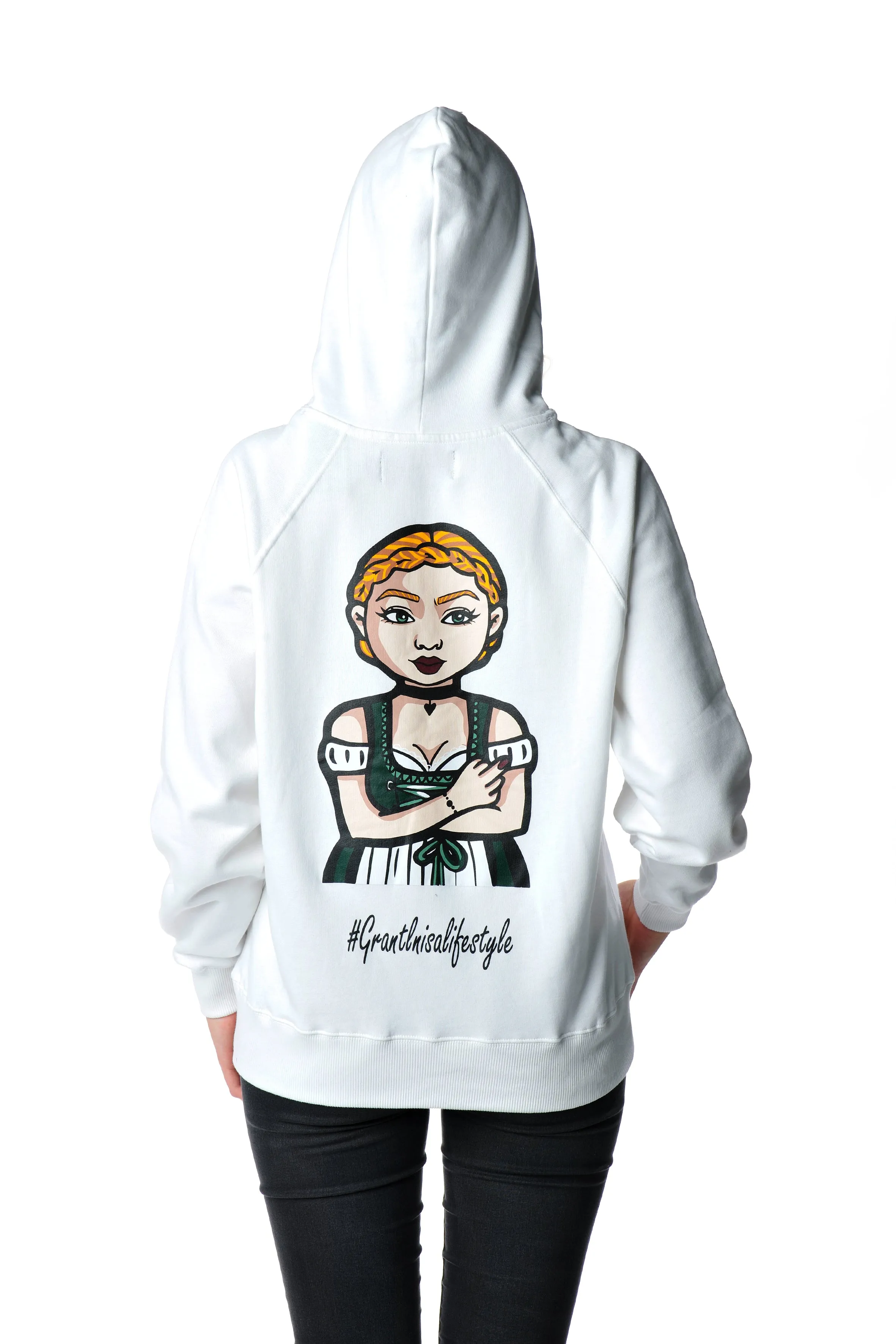 Grantlerin Backprint Oversized Hoodie