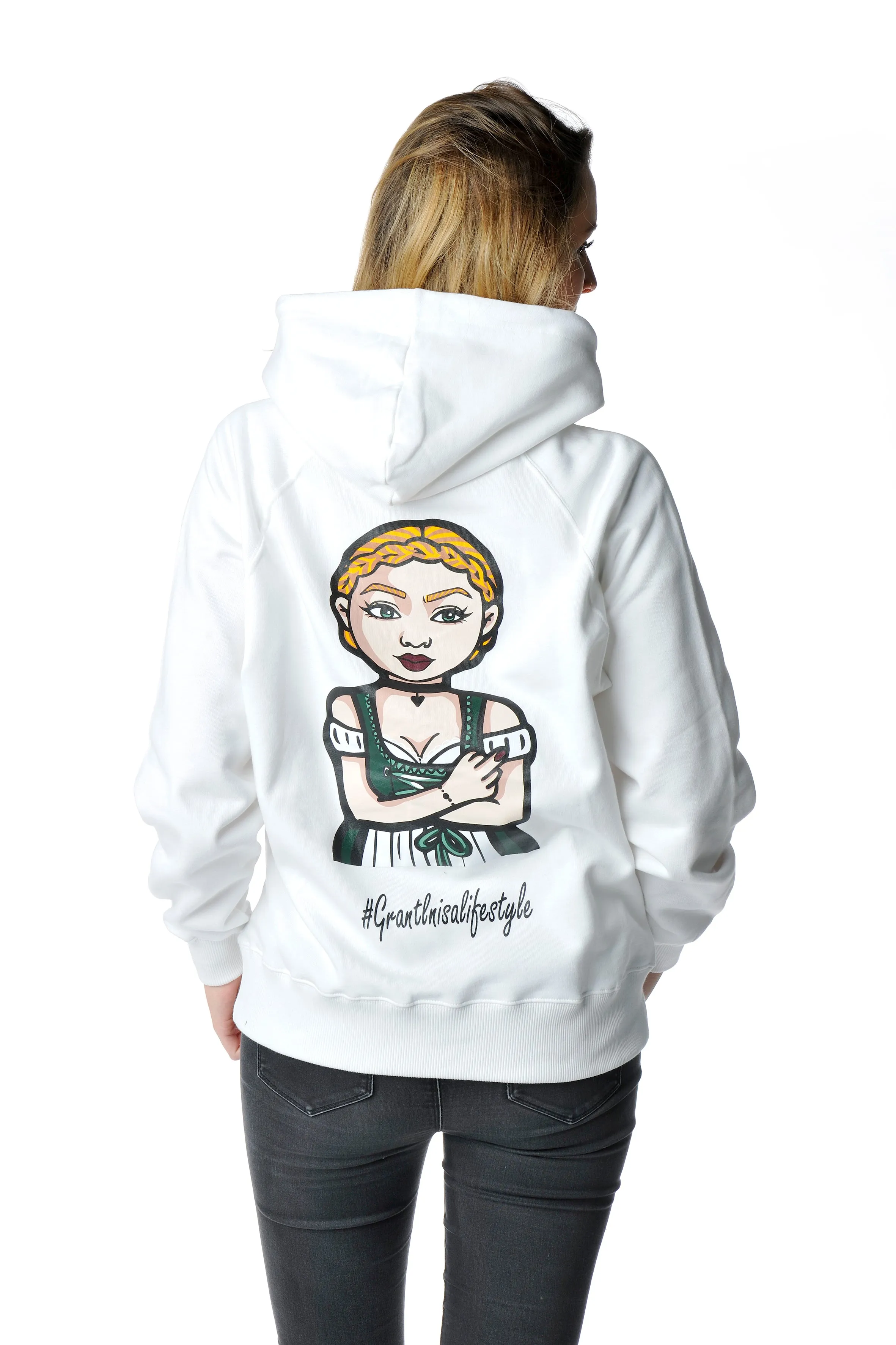 Grantlerin Backprint Oversized Hoodie