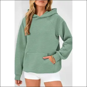 Grass Green Kangaroo Pocket Hoodie: so Comfy, It's Almost Legal 🍀