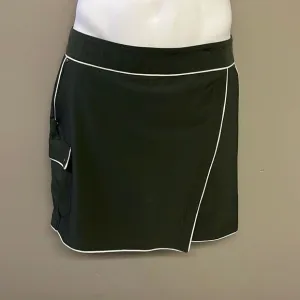 Greg Norman Olive Green Women’s Pull-on Golf Skort with Built-in Shorts- Size 12
