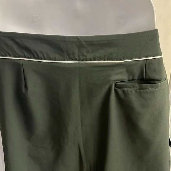 Greg Norman Olive Green Women’s Pull-on Golf Skort with Built-in Shorts- Size 12