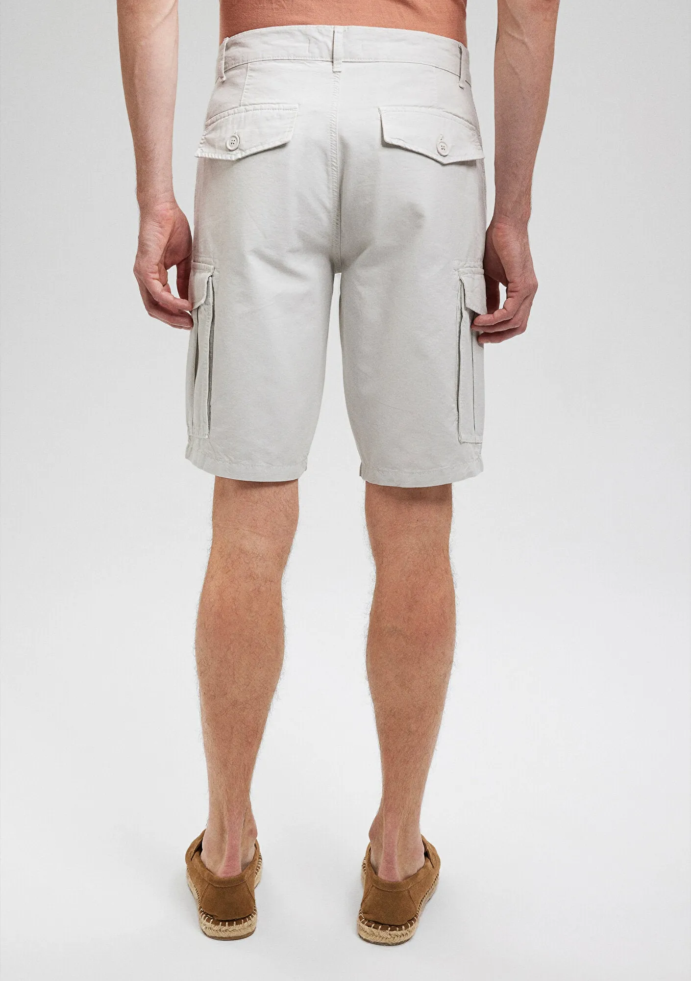 Grey Cargo Shorts