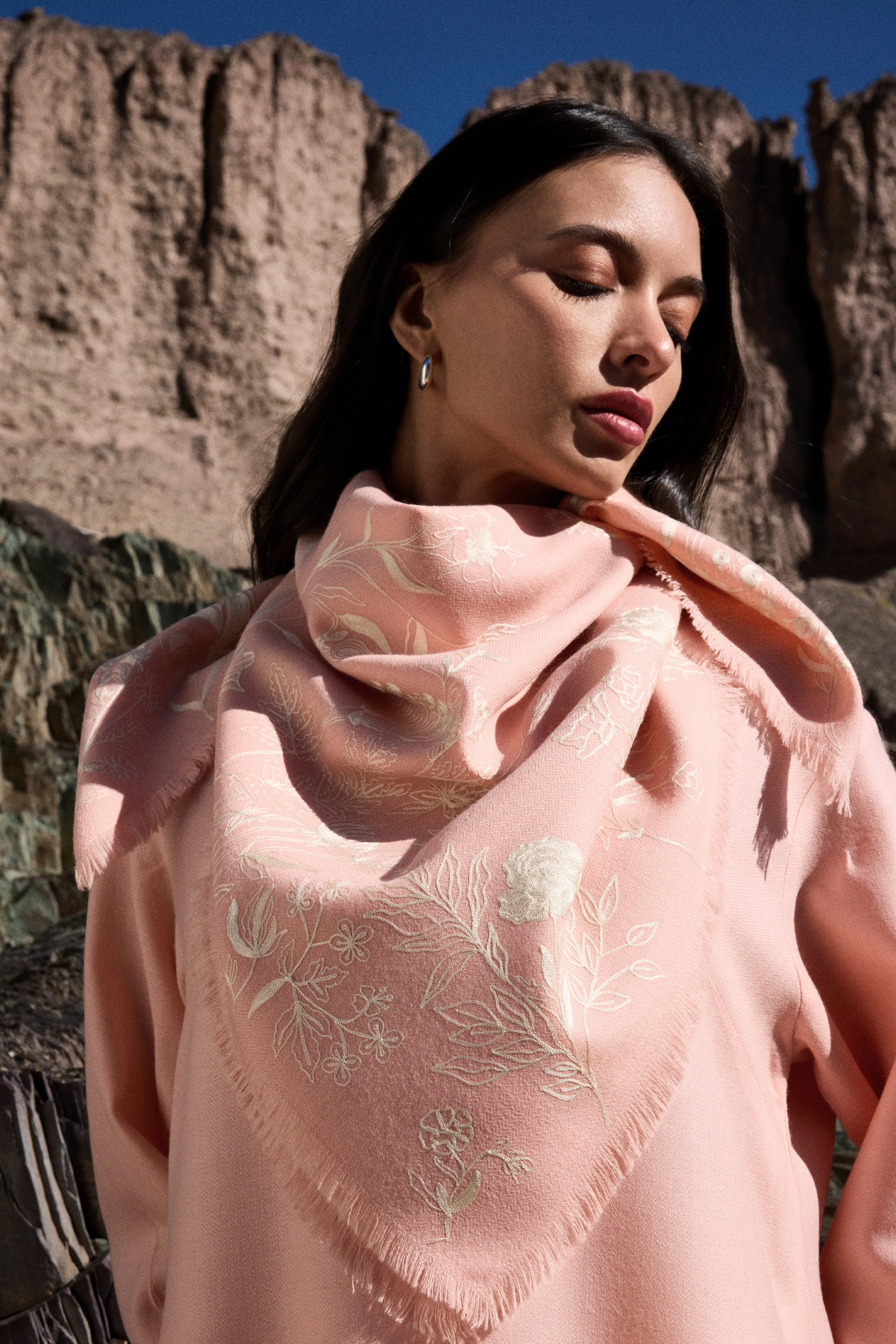 Hanle Woollen Top (Dusty Pink)