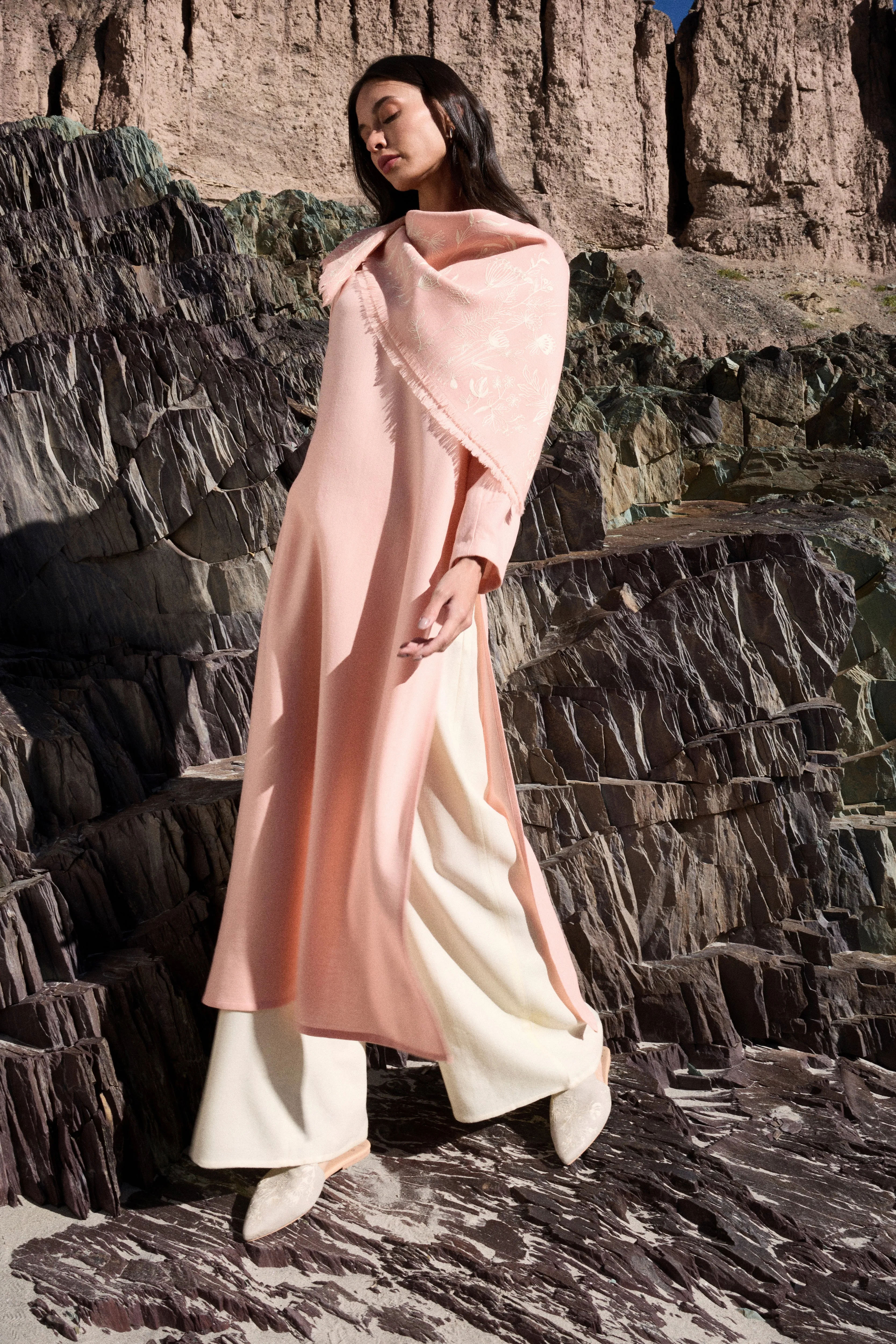 Hanle Woollen Top (Dusty Pink)