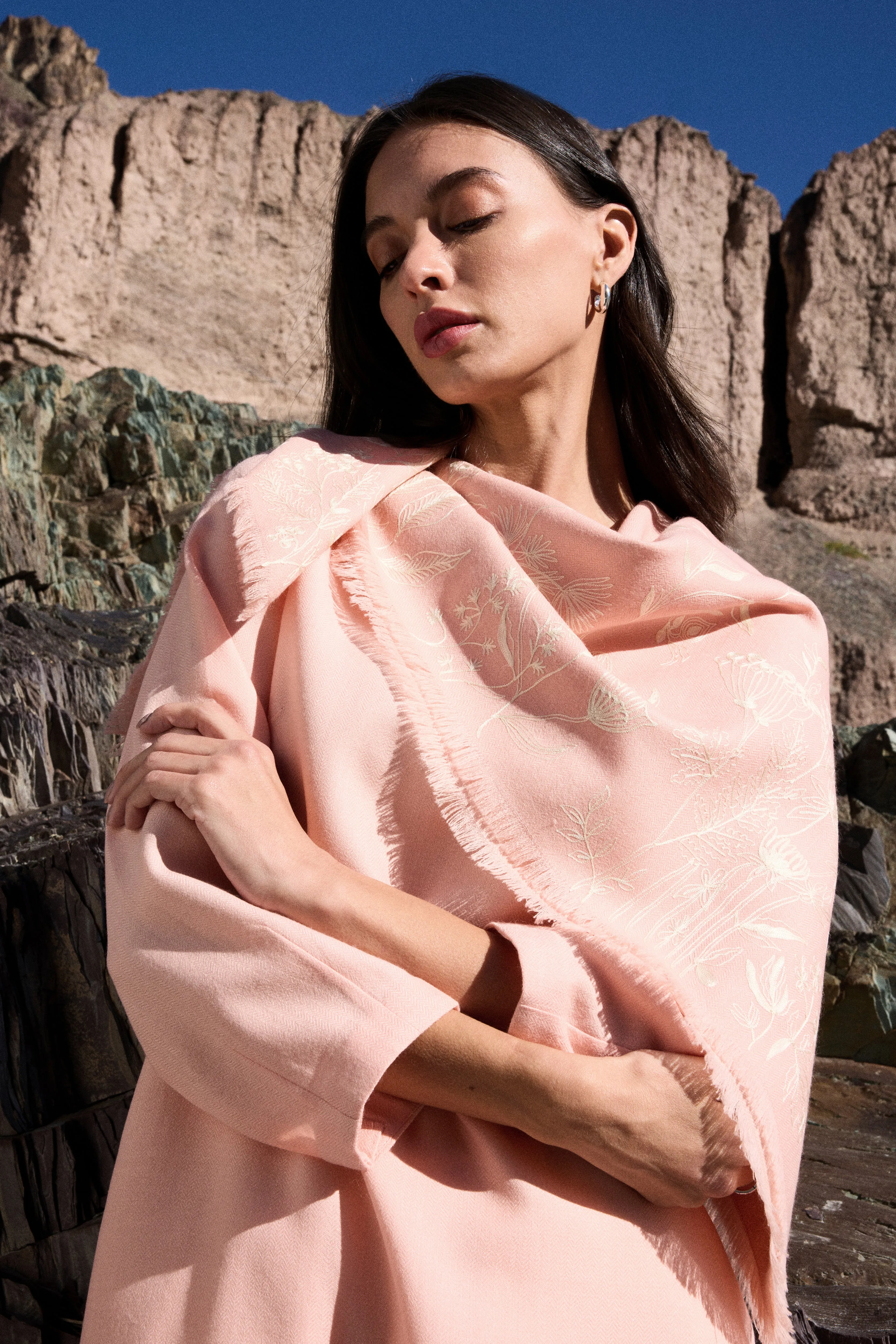 Hanle Woollen Top (Dusty Pink)