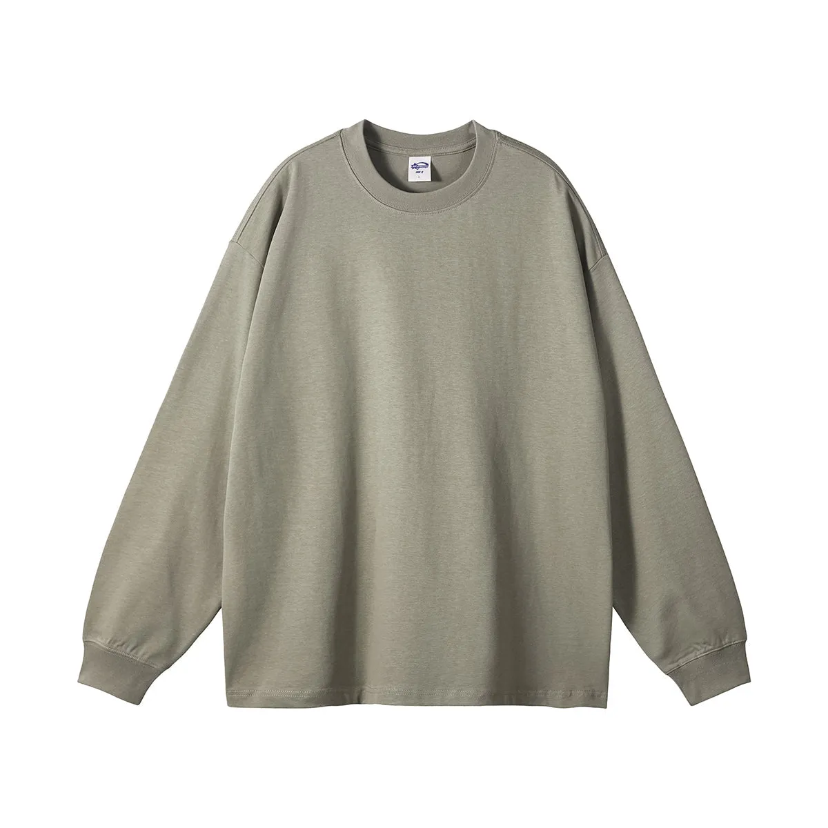 Heavyweight Plain Long Sleeve Tee