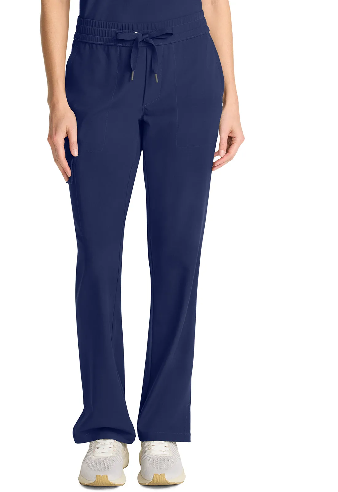 HH Quest HH153 Mid Rise Drawstring Straight Leg Pants Navy