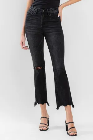 HIGH RISE ANKLE BOOTCUT JEANS
